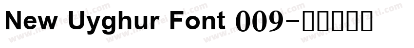 New Uyghur Font 009字体转换